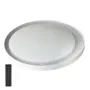 LED plafonjera transparentna 2x36W 180~260V 3CCT 3000/4000/6500K prizmatik+opal Ø550mm SMD sa daljinskim M205415