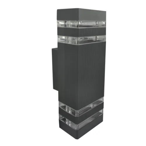 Zidna lampa antracit siva Max.2x35W IP44 2xGU10 dva reda M035 II A