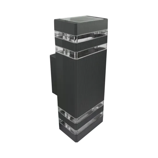Zidna lampa antracit siva Max.2x35W IP44 2xGU10 dva reda M035 II A