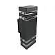 Zidna lampa antracit siva Max.2x35W IP44 2xGU10 dva reda M035 II A