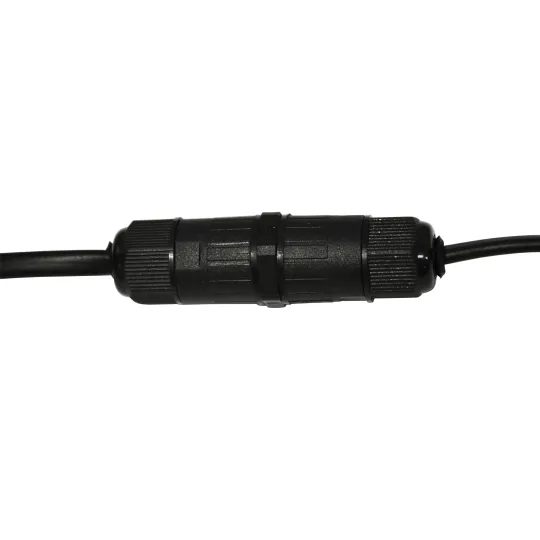 Uvodnica crna IP68 za spajanje kablova 24A 450V 1-2.5mm za (L-N-GND) kablovski konektor