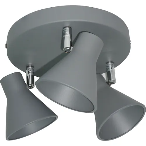 Spot lampa antracit siva 3x5W 3000K GU10 LED 1380lm M150931