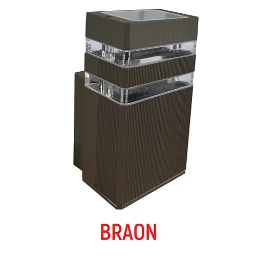 Zidna lampa braon Max.1x35W IP44 1xGU10 dva reda M036 II B