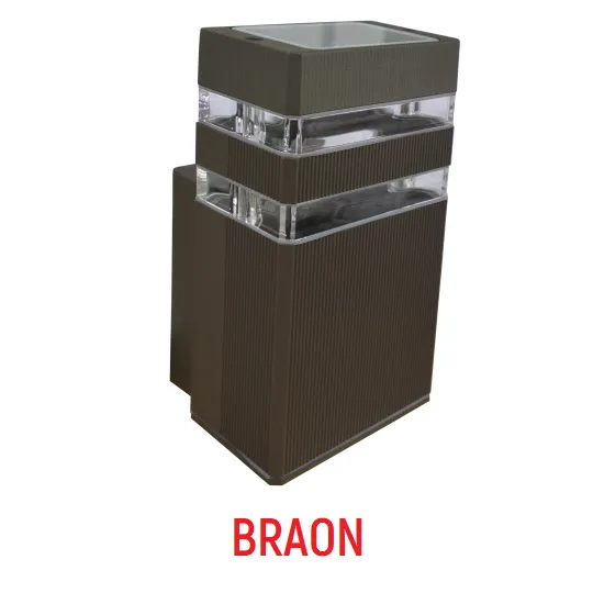 Zidna lampa braon Max.1x35W IP44 1xGU10 dva reda M036 II B