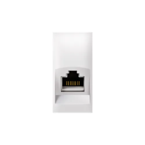 Priključnica bela kompjuterska RJ45 CAt6e 74223.0 Experience E-1M Aling