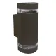 Zidna lampa braon Max.2x35W IP44 2xGU10 M037 B