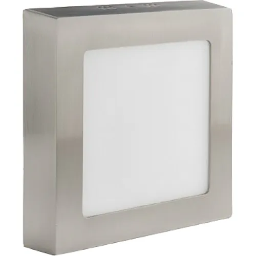 Nadgradni kvadratni LED panel saten nikl 24W 4000K M24NK-SN