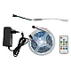 SMD LED traka 7.2W/1m 12V magic RGB IP20 5m kotur 30 LED/1m sa kontrolerom 17 tastera blister MLP-5050-30