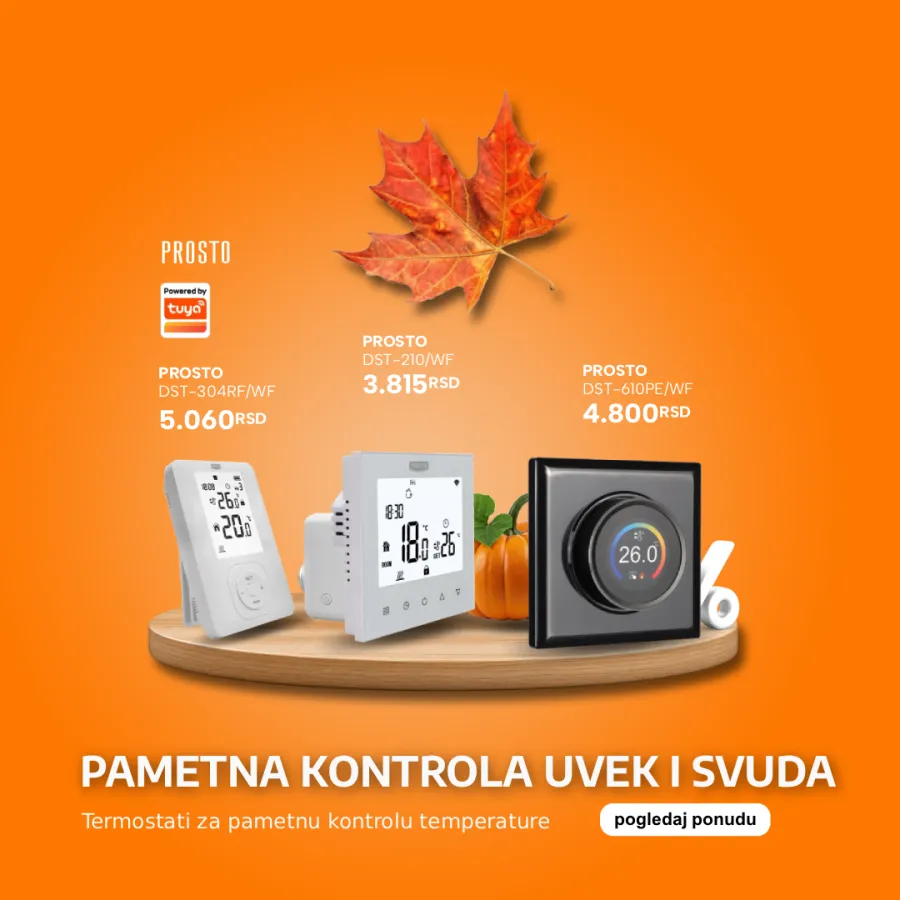 Jesenja akcija termostati Salvaxo