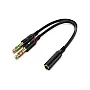 Adapter 3.5mm na 2x 3,5mm
