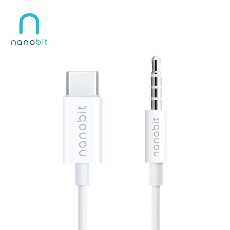 Adapter za slusalice Nanobit NB308 Type-C na AUX 1m
