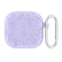 Zaštitna futrola Flower za Airpods 3 ljubičasta
