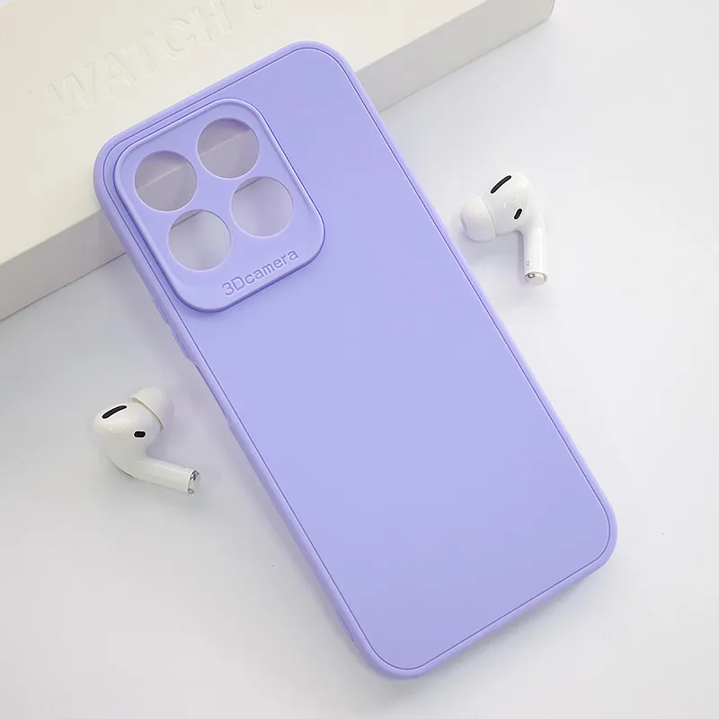 Maska 3D Camera za Honor X8b ljubičasta