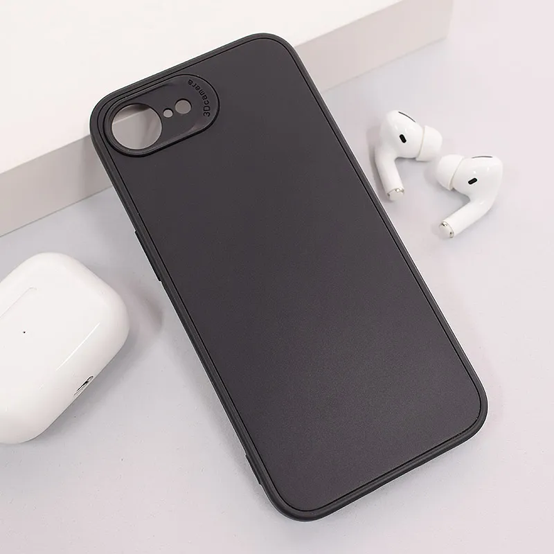 Maska 3D Camera za iPhone 16e crna