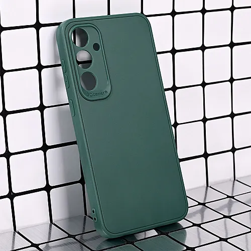 Maska 3D Camera za Samsung S24 FE/ S721B tamno zelena