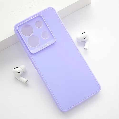 Maska 3D Camera za Xiaomi Redmi Note 13 Pro 5G (EU) ljubičasta