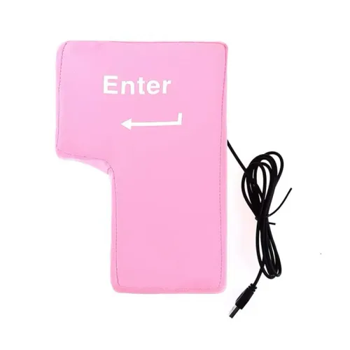 Veliki Enter taster - stres eliminator pink