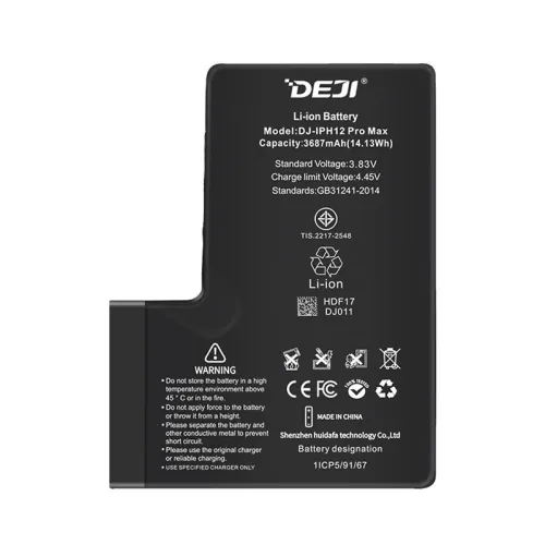 Baterija Deji (Bez IC konektora) za iPhone 12 Pro Max (3687 mAh)
