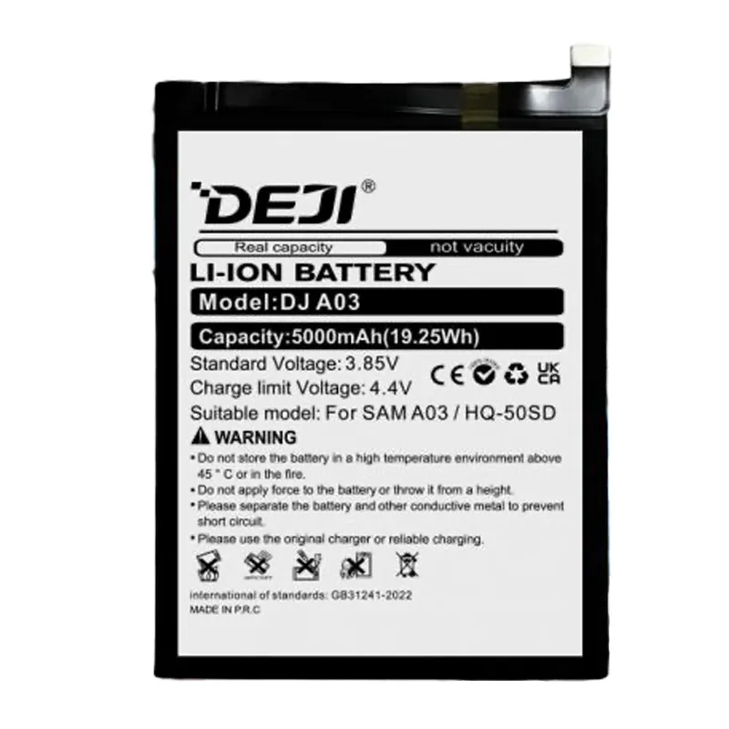 Baterija Deji za Samsung A03 A035F (5000mAh)