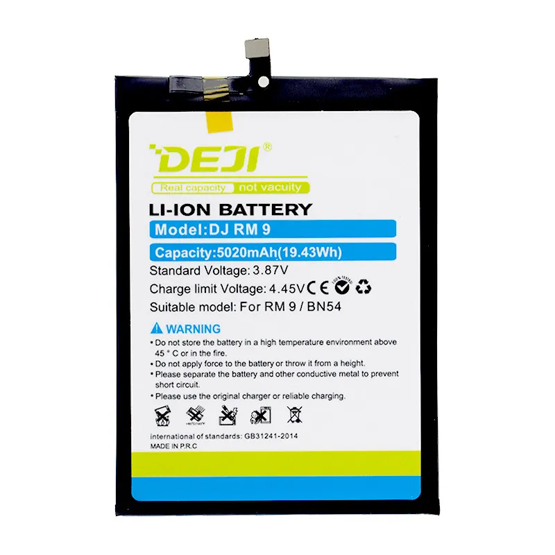 Baterija Deji za Xiaomi Redmi Note 9/Redmi 9/Redmi 10X 4G/BN54 (5020 mAh)