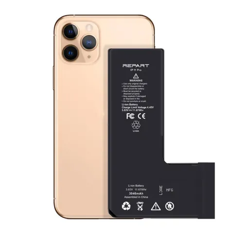 Baterija Repart za iPhone 11 Pro (Bez IC konektora) (3046 mAh)