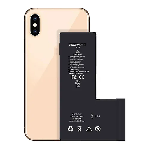 Baterija Repart za iPhone XS (Bez IC konektora) (2658 mAh)