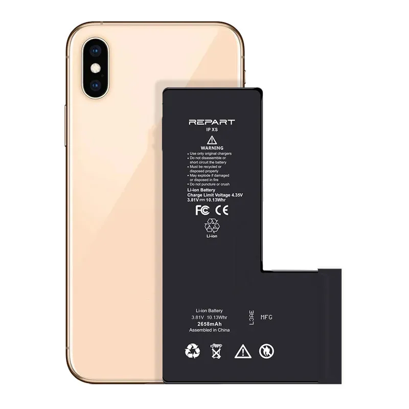 Baterija Repart za iPhone XS (Bez IC konektora) (2658 mAh)