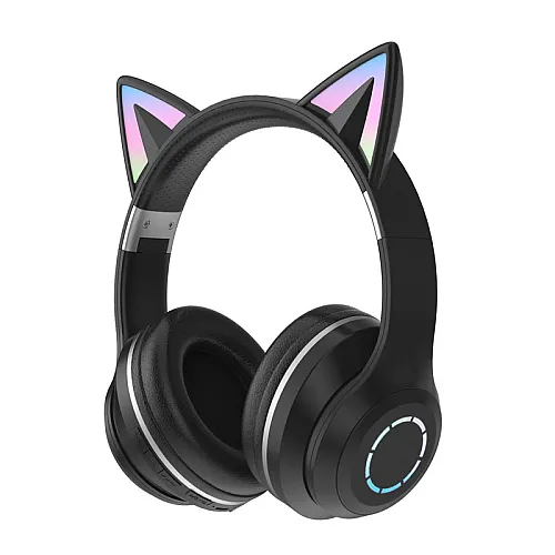 Bluetooth slušalice LED crne