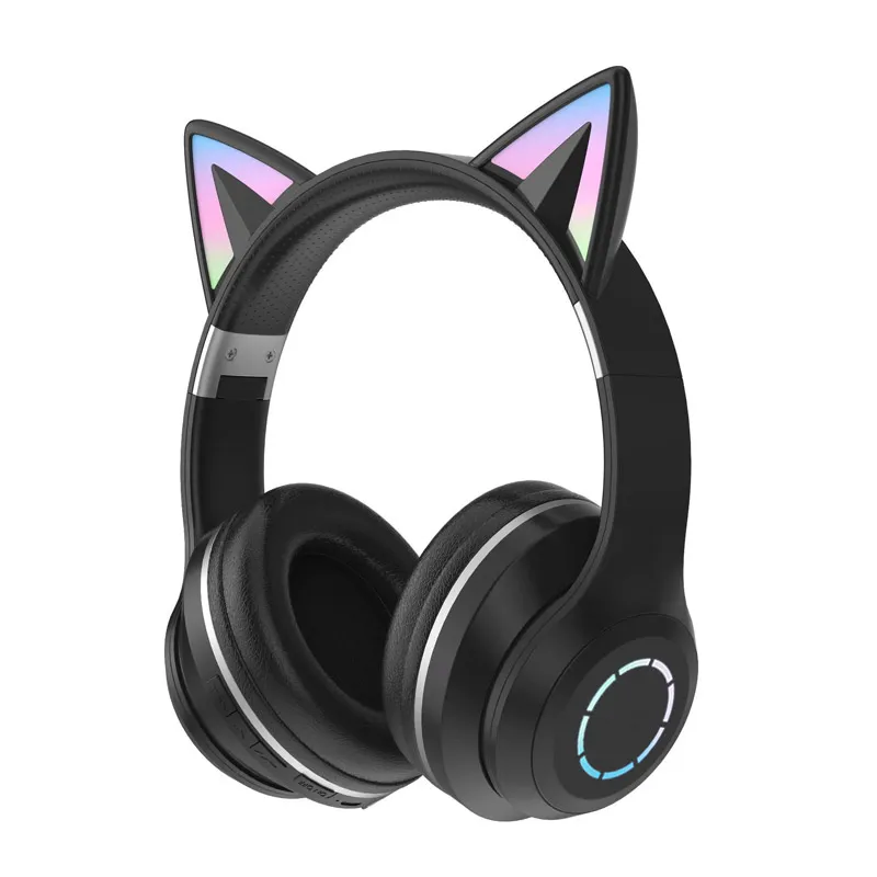 Bluetooth slušalice LED crne