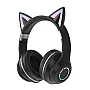 Bluetooth slušalice LED crne