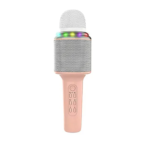 Mikrofon karaoke + zvučnik MKF X3 roze