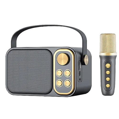 Bluetooth zvučnik karaoke set sa mikrofonom YS-103 crni