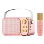 Bluetooth zvučnik karaoke set sa mikrofonom YS-103 roze