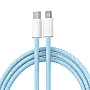 Kabel Braided PD Type-C na Lightning 20W plavi
