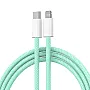 Kabel Braided PD Type-C na Lightning 20W zeleni