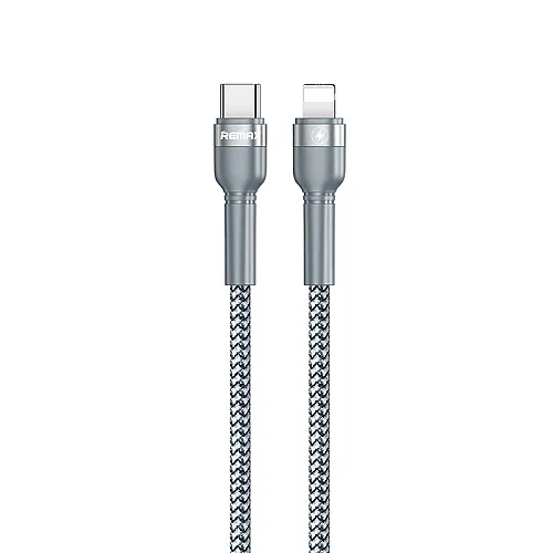 Kabel Remax Jany Fast charging 20W PD RC-171 Type-C na iPhone Lightning srebrni 1m