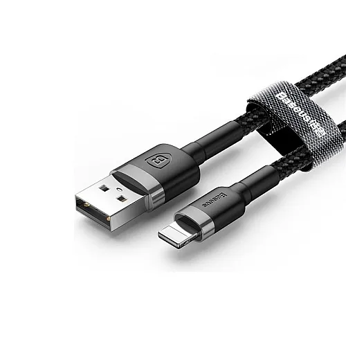 Kabel Baseus cafule USB iPhone Lightning 2A sivo-crni 3m