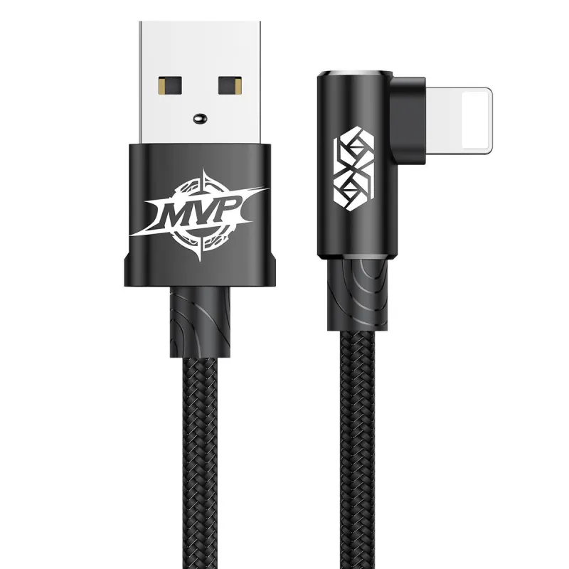 Kabel Baseus MVP Elbow USB iPhone Lightning 1.5A crni 2m