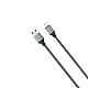 Kabel Ldnio LS441 USB na iPhone Lightning sivi 1m