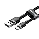 Kabel Baseus cafule HW Quick Charging Type-C 40W 1m sivo crni
