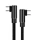 Kabel Type-C na Type-C Elbow crni 1m
