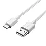 Kabel USB na Type-C beli 3m