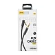Aux Kabel Aspor A231 3,5mm 90 degrees 1m crni