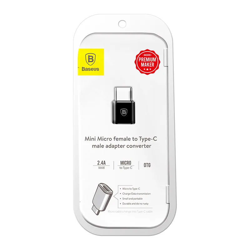 Adapter Baseus Type-C muški na Micro USB ženski