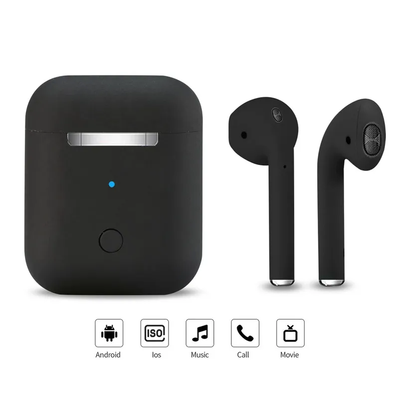 Bluetooth slušalice AirPhones i12 SBT-232 (S32) crne