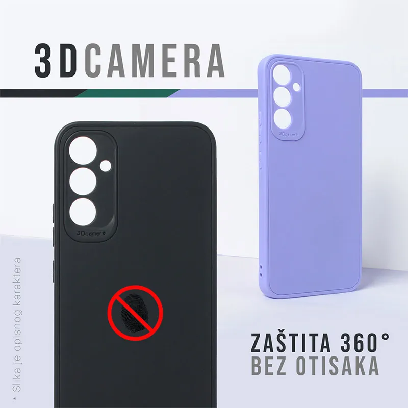 Maska 3D Camera za iPhone 7/ 8/ SE 2020/ SE2022 crna