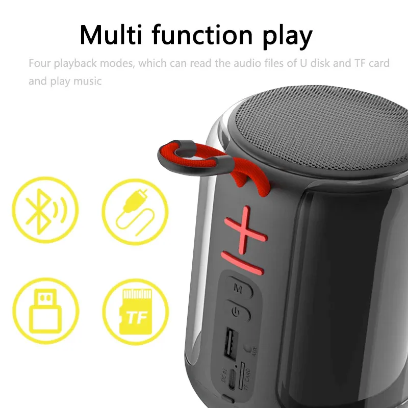Bluetooth zvučnik NBY8898 crveni