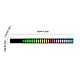LED Lampa 182mm/ 32 boje Type-C bela