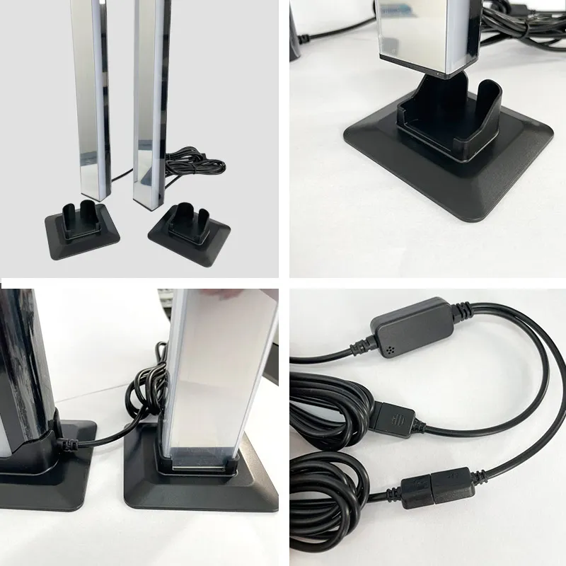 LED Lampa RGB sa daljinskim i punjacem -2 komada bela