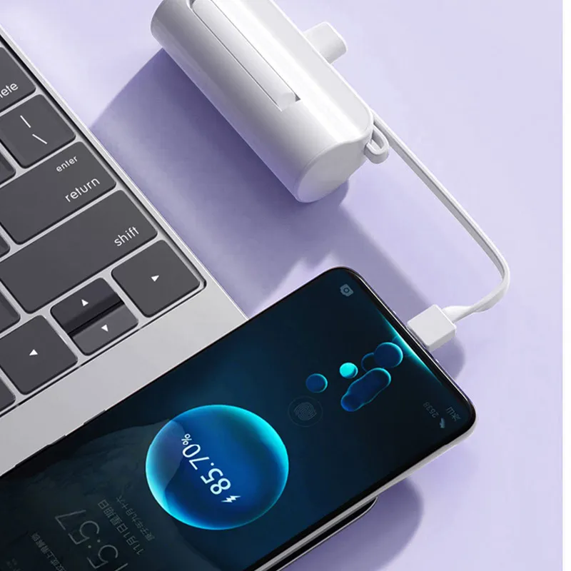 Power Bank Aspor A331 5000 mAh Lightning crni